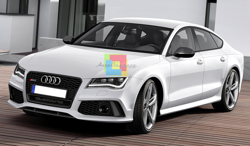 MINIGONNE LATERALI AUDI A7 SPORTBACK 2011-2014 LOOK RS7 SOTTOPORTA IN ABS