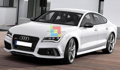MINIGONNE LATERALI AUDI A7 SPORTBACK 2011-2014 LOOK RS7 SOTTOPORTA IN ABS