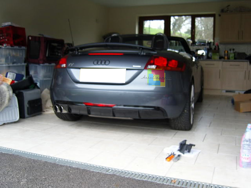 DIFFUSORE SOTTO PARAURTI POSTERIORE PER AUDI TT 8J 06-14 - ESTRATTORE STT TTRS