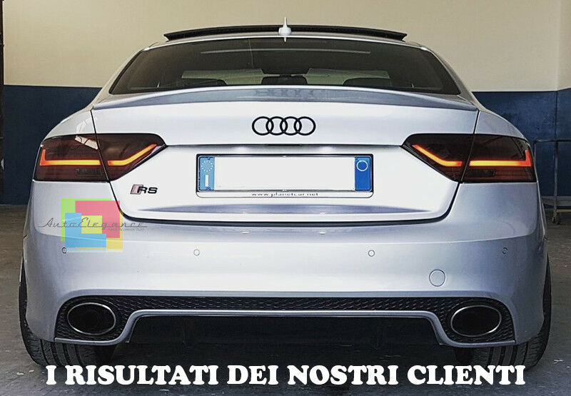 AUDI A5 COUPE 2007-2014 SPOILER POSTERIORE ALETTONE SUL COFANO LOOK S5 SLINE .- AUTOELEGANCERICAMBI