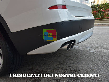 BMW X3 F25 2010 IN POI TERMINALI DI SCARICO ACCIAIO DOPPIO USCITA INOX DESIGN M AUTOELEGANCERICAMBI