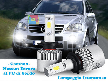 LAMPADE FENDINEBBIA A LED CREE MERCEDES M W164 CAMBUS BIANCO GHIACCIO