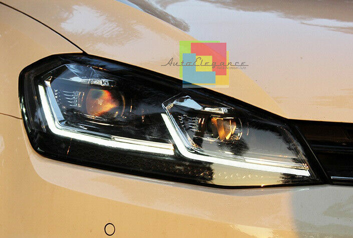 VW GOLF VII 7.5 2017+ LIFT FARI ANTERIORI GTI FANALI DIURNA LED FRECCIA DINAMICA