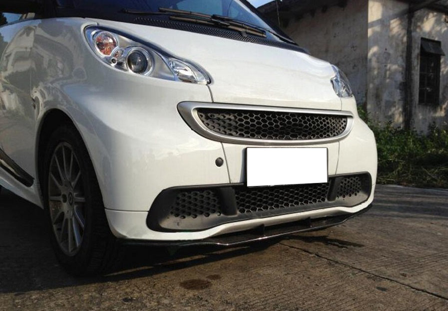 SOTTO PARAURTI SMART 451 2007-2014 SPOILER ANTERIORE NERO LUCIDO ABS