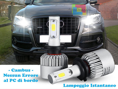 LAMPADE ABBAGLIANTI LED AUDI Q5 8R LAMPEGGIO ISTANTANEO 6000K ---