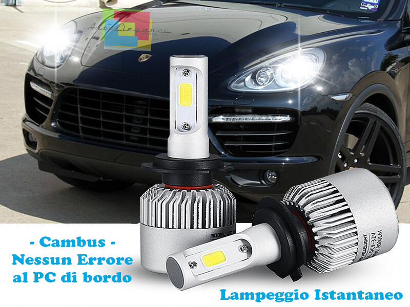 LAMPADE ANABBAGLIANTI LED PORSCHE CAYENNE 2010+ ISTANTANEO 6000K CREE