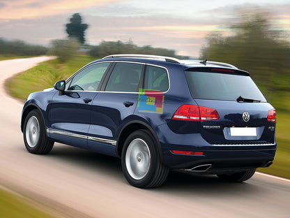 BARRE SUL TETTO VW TOUAREG 2011+ MANCORRENTI DECORATIVI ALLUMINIO OPACO AUTOELEGANCERICAMBI