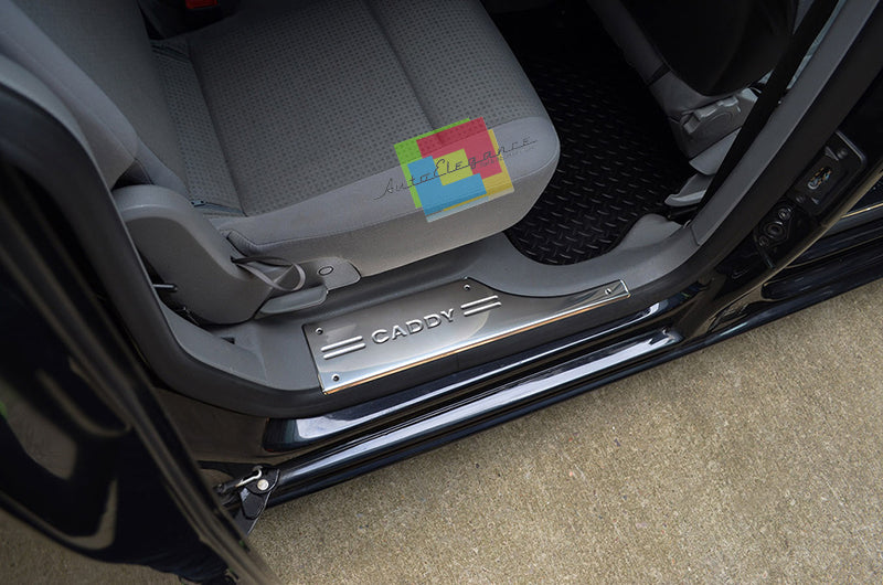 BATTITACCHI VW CADDY 2004-2015 BORDO LUCIDO ACCIAIO INOX AUTOELEGANCERICAMBI