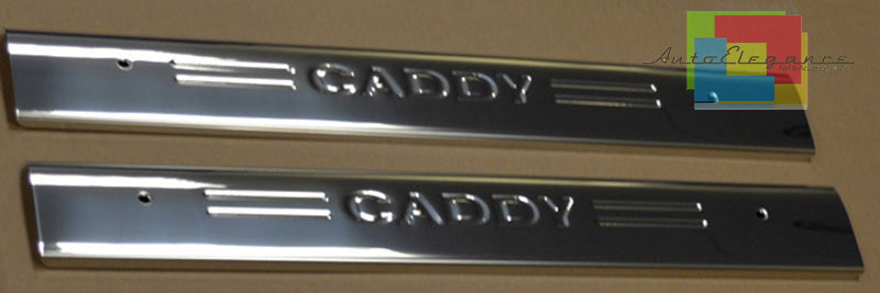 BATTITACCHI VW CADDY 2004-2015 BORDO LUCIDO ACCIAIO INOX AUTOELEGANCERICAMBI