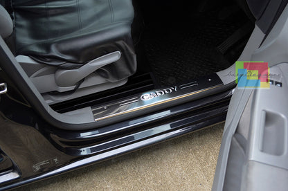BATTITACCHI VW CADDY 2004-2015 BORDO LUCIDO ACCIAIO INOX AUTOELEGANCERICAMBI