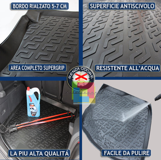 AUDI A4 B8 2008-2014 SW AVANT TAPPETO BAGAGLIAIO IN GOMMA VASCA BAULE AUTOELEGANCERICAMBI