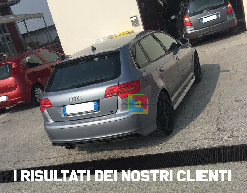 MINIGONNE LATERALI AUDI A3 8P 2005-2012 SPORTBACK LOOK S-LINE S3 .-. SOTTO PORTA