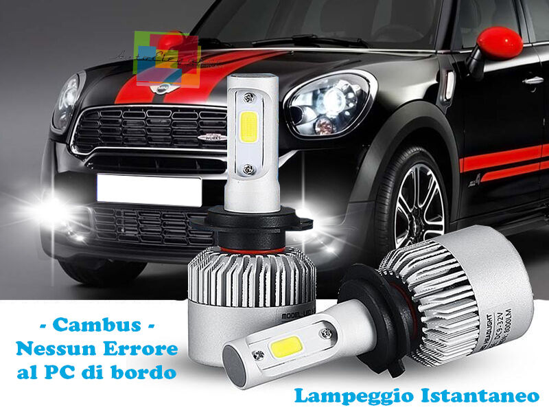 LAMPADE FENDINEBBIA A LED CREE MINI COUNTRYMAN R60 2010+ CAMBUS BIANCO GHIACCIO