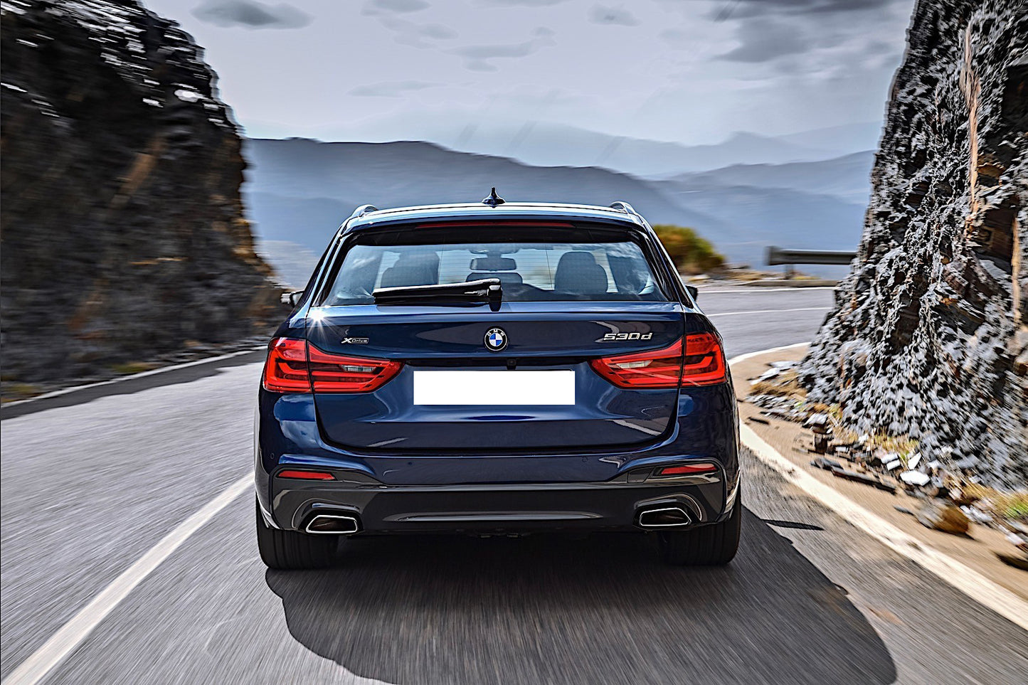BMW SERIE 5 G31 TOURING 2017+ PARAURTI POSTERIORE LOOK M IN ABS AUTOELEGANCERICAMBI