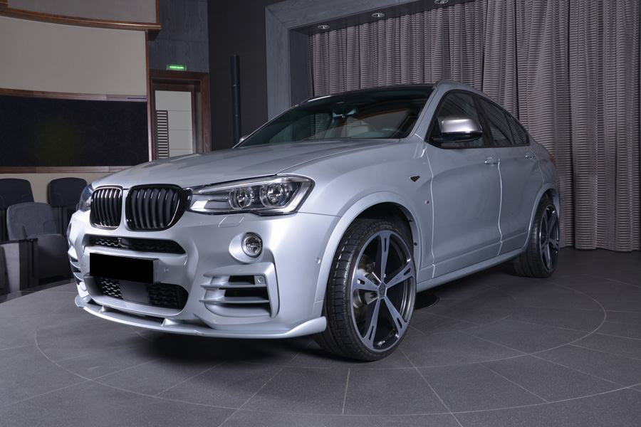 BMW X3 F25 X4 F26 DAL 2015+ LAMA SOTTO PARAURTI ANTERIORE SPLITTER AUTOELEGANCERICAMBI