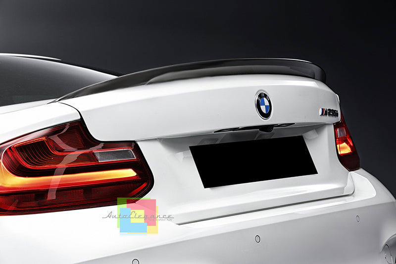 REAR SPOILER ON THE HOOD IN ABS FOR BMW 2 SERIES F22 F23 2013 ONWARDS -.