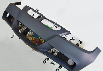 PARAURTI ANTERIORE + FENDINEBBIA LOOK M PER BMW SERIE 3 E90 E91 2004-2008