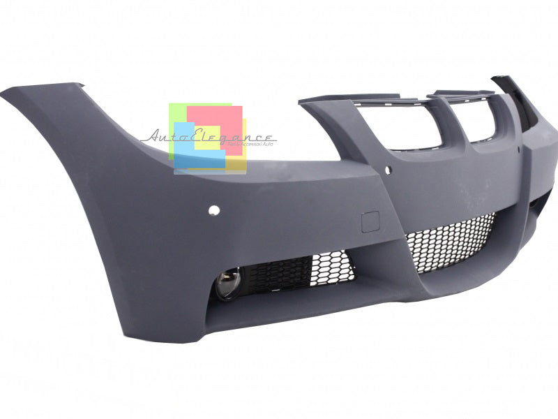 PARAURTI ANTERIORE + FENDINEBBIA LOOK M PER BMW SERIE 3 E90 E91 2004-2008
