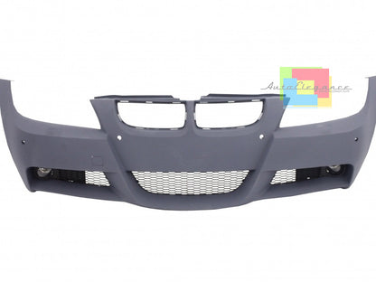 PARAURTI ANTERIORE + FENDINEBBIA LOOK M PER BMW SERIE 3 E90 E91 2004-2008