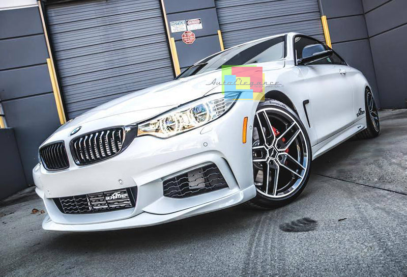UNDER BUMPER M DESIGN - BMW 4 SERIES F32 COUPE 2013+ FRONT SPOILER -