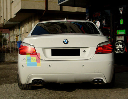 DIFFUSER TWO EXHAUSTS BMW 5 SERIES E60 03-07 SEDAN UNDER REAR BUMPER -
