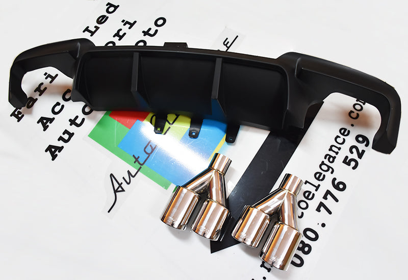 DIFFUSORE SOTTO PARAURTI BMW SERIE 5 F10 11-14 BERLINA CON TERMINALI M POWER