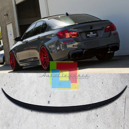 DEFLETTORE POSTERIORE BMW SERIE 5 F10 F18 SPOILER SUL COFANO IN CARBONIO