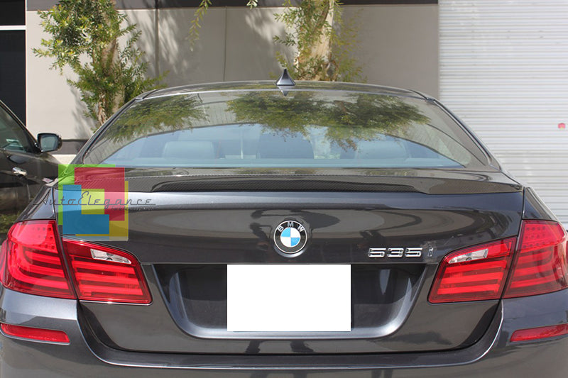 DEFLETTORE POSTERIORE BMW SERIE 5 F10 F18 SPOILER SUL COFANO IN CARBONIO