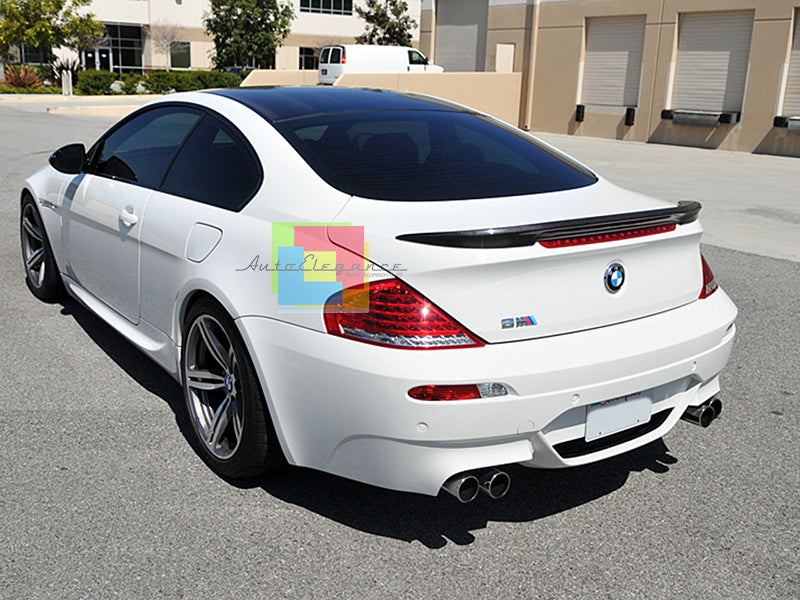 SPOILER POSTERIORE SUL COFANO PER BMW SERIE 6 E64 E63 04-10 - LOOK M6