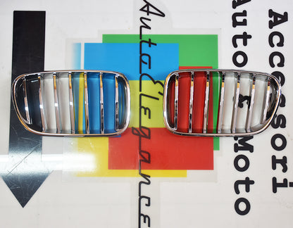 GRIGLIA ANTERIORE LOOK M PER BMW X3 F25 2010+ CALANDRA CROMATA