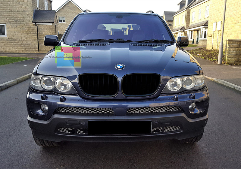 GRIGLIA ANTERIORE BMW X5 E53 2003-2007 RESTYLING NERO LUCIDO LOOK M