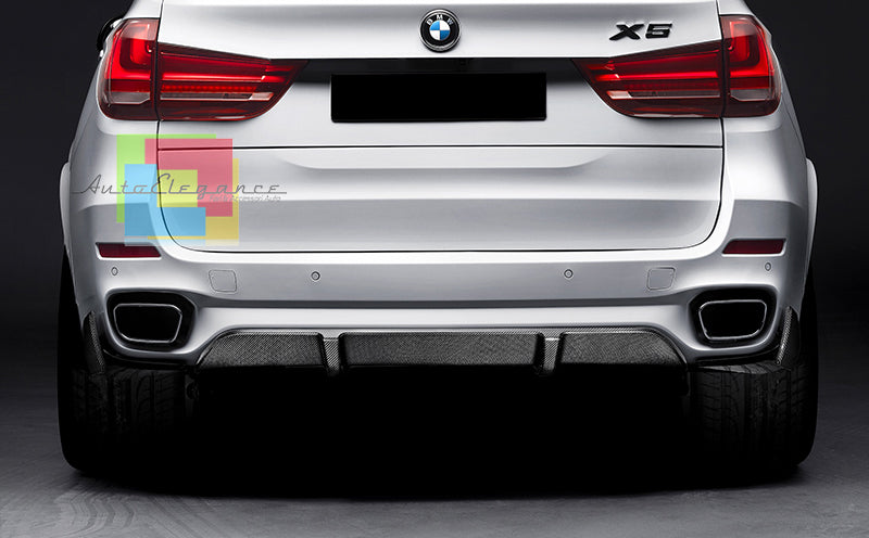 BMW X5 F15 SPOILER SOTTO PARAURTI POSTERIORE - 3 PEZZI SOLO PARAURTI M AUTOELEGANCERICAMBI