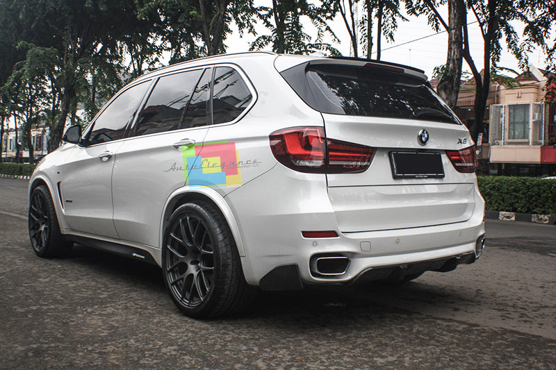 BMW X5 F15 SPOILER SOTTO PARAURTI POSTERIORE - 3 PEZZI SOLO PARAURTI M AUTOELEGANCERICAMBI