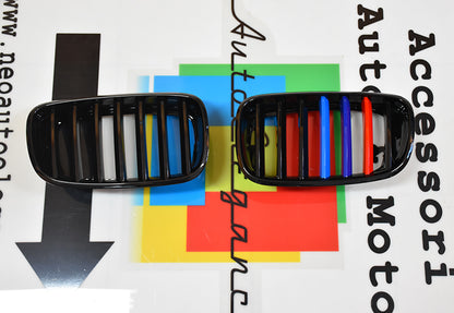 GRIGLIA ANTERIORE BMW X6 E71 2008+ CALANDRA NERA DESIGN 3 COLORI M