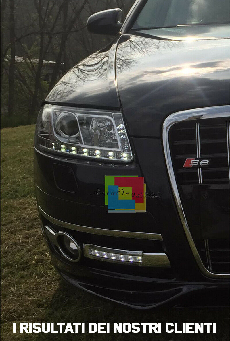 GRIGLIE FENDINEBBIA LUCI DIURNE LED AUDI A6 4F C6 2004-2008 DAYTIME NO ERROR