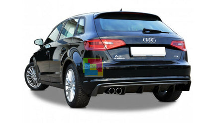 UNDER BUMPER AUDI A3 8V SPORTBACK 2012-2015 RS3 DIFFUSER TOP QUALITY ABS -