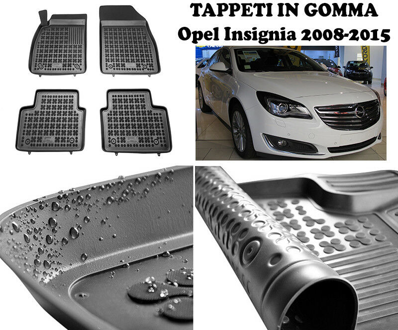 Opel Insignia 2008-2015 TAPPETINI AUTO IN GOMMA - TAPPETI TOP QUALITA -1-