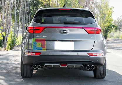 KIA SPORTAGE QL 2015+ REAR DIFFUSER UNDER BUMPER FOUR TIP ABS