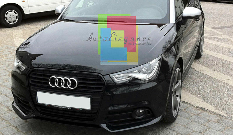 BAFFI SOTTO PARAURTI ANTERIORE AUDI A1 2010-2014 SPOILER DESIGN SLINE S1 RS1 AUTOELEGANCERICAMBI