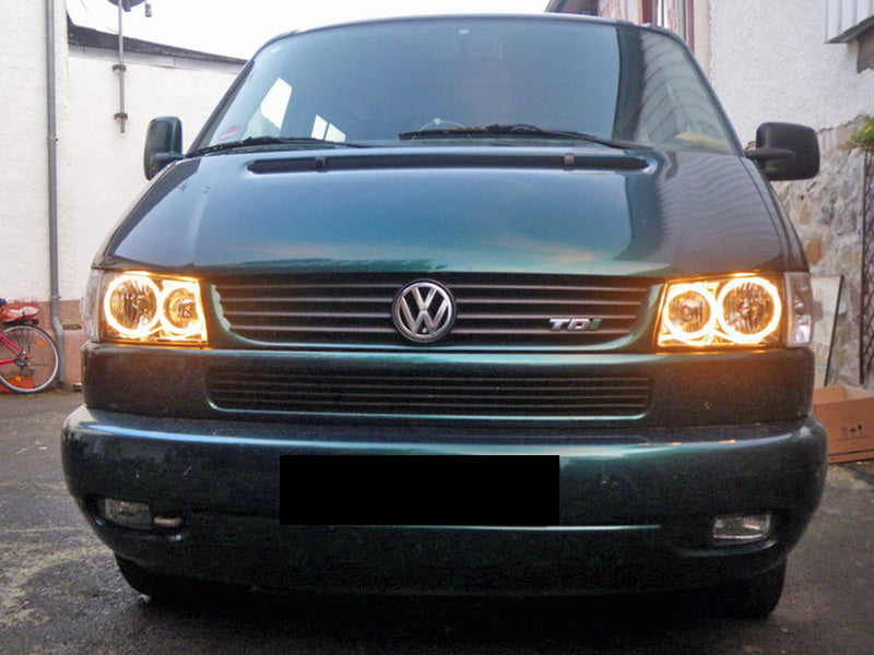 VW TRANSPOSTER MULTIVAN T4 1996-2003 ANGEL EYES HEADLIGHTS
