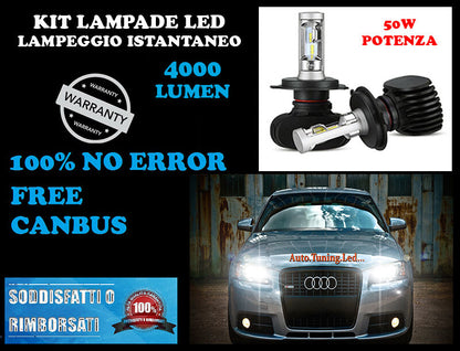 LAMPADE ABBAGLIANTI LAMPEGGIO ISTANTANEO A LED LAND ROVER DISCOVERY 3 CANBUS