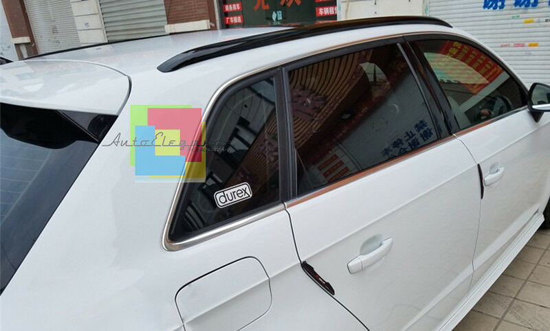 BARRE SUL TETTO PER AUDI A3 8V SPORTBACK 2012+ MANCORRENTI ALLUMINIO NERO AUTOELEGANCERICAMBI