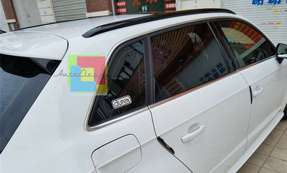 BARRE SUL TETTO PER AUDI A3 8V SPORTBACK 2012+ MANCORRENTI ALLUMINIO NERO AUTOELEGANCERICAMBI