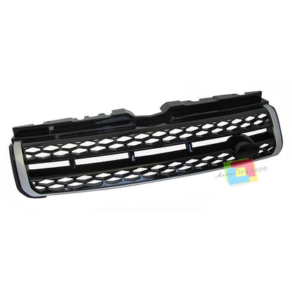LAND ROVER RANGE ROVER EVOQUE 2011-2015 AUTOBIOGRAPHY LOOK FRONT GRILLE BLACK WITH SATIN EDGE 