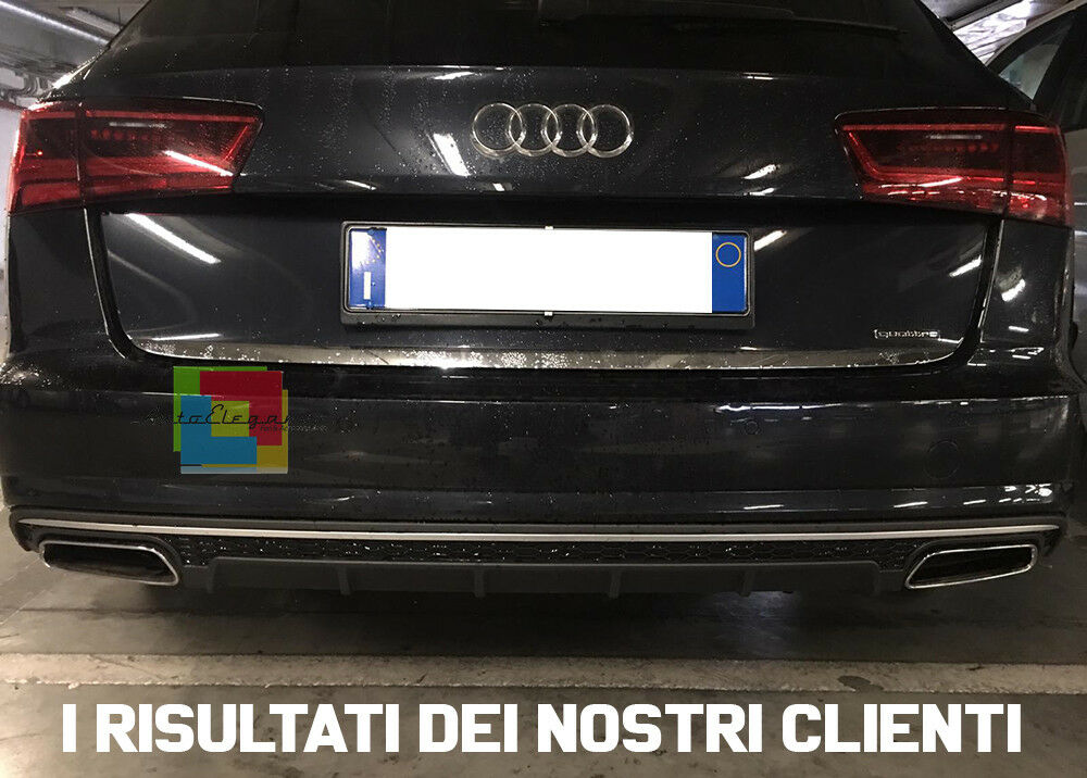 UNDER BUMPER AUDI A6 4G C7 2015-2018 AVANT + SEDAN REAR DIFFUSER S6 -