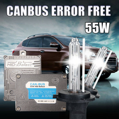 KIT XENON H7 55W CANBUS NO ERRORE BMW SERIE 1 E82 E88 6000K TOP QUALITA'