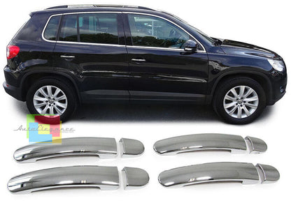 3M ADHESIVE CHROME FINISH HANDLE COVER SET FOR VW TIGUAN 2007+