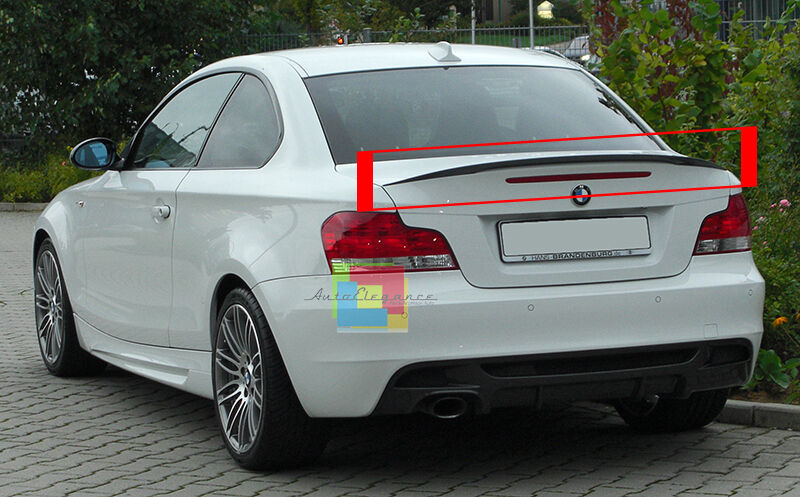 SPOILER POSTERIORE BMW SERIE 1 E82 E88 2007-2011 COUPE ALETTONE LOOK M