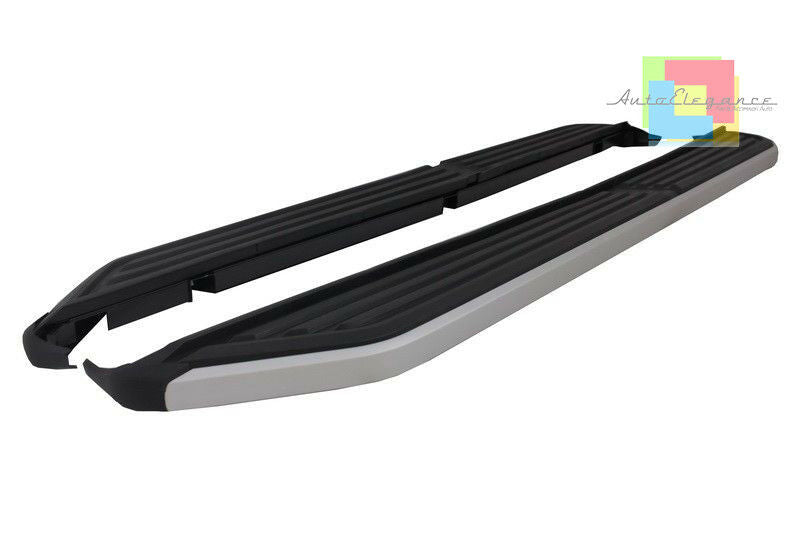 LAND ROVER DISCOVERY 3 / 4  PEDANE SOTTO PORTA LATERALI IN ALLUMINIO & ABS