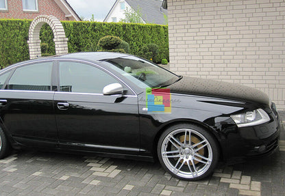 AUDI A6 4F C6 04-08 COPERTURE SATINATE SPECCHI - CALOTTE SPECCHIETTI SLINE S6 AUTOELEGANCERICAMBI